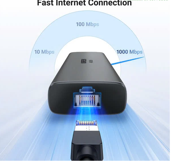 Cáp chuyển USB-C sang HDMI + 2 x USB 3.0 +   USB-C 3.2 +  RJ45 + PD100W Ugreen 45000 - Hàng chính hãng