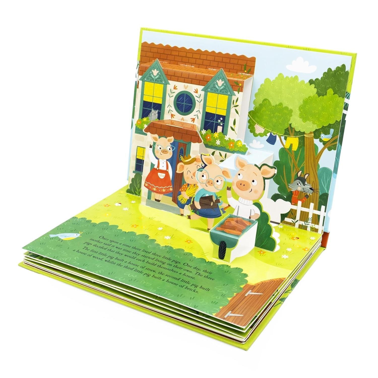 Sách Fairy Tale Pop Up - Three Little Pigs