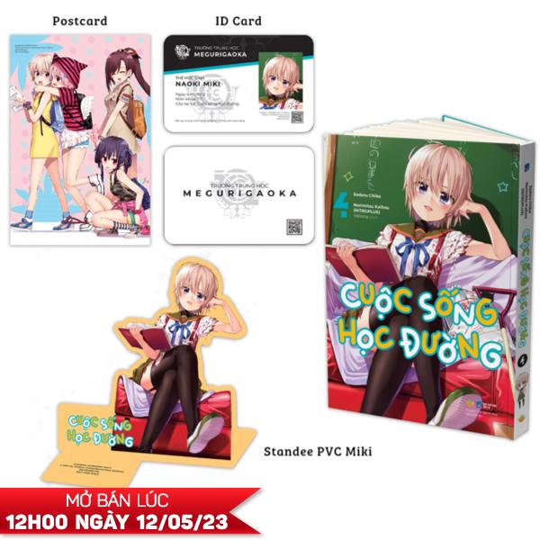 Cuộc Sống Học Đường - Tập 4 - Bản Đặc Biệt - Tặng Kèm ID Card + Postcard Bồi 2 Mặt + Standee PVC Miki
