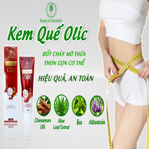 [HÀNG CHÍNH HÃNG] Kem tan mỡ Quế Hồi OLIC giúp giảm mỡ thừa, săn chắc toàn thân (giảm mỡ vùng eo, bụng, đùi, bắp tay, bắp chân, nọng cằm) với nguyên liệu từ Quế Hồi và Hoa Tulip