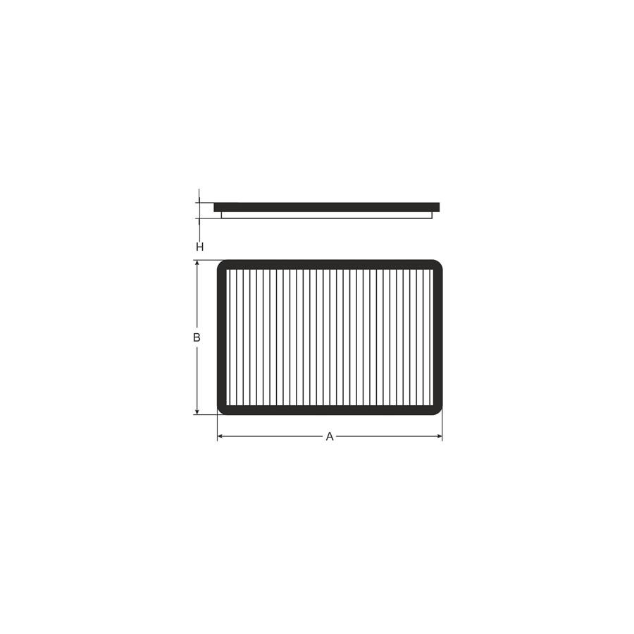 Lọc gió cabin có than hoạt tính SCT SAK 289 dành cho xe Hyundai Azera 3.3, Santa Fe 2.2, Santa Fe 2.7, Sonata