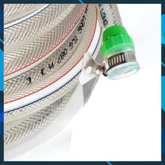 ️ Bộ dây vòi xịt nước rửa xe, tưới cây , tăng áp 3 lần, loại 3m, 5m 206318Dđầu đồng, cút, nối PE, d.vàng