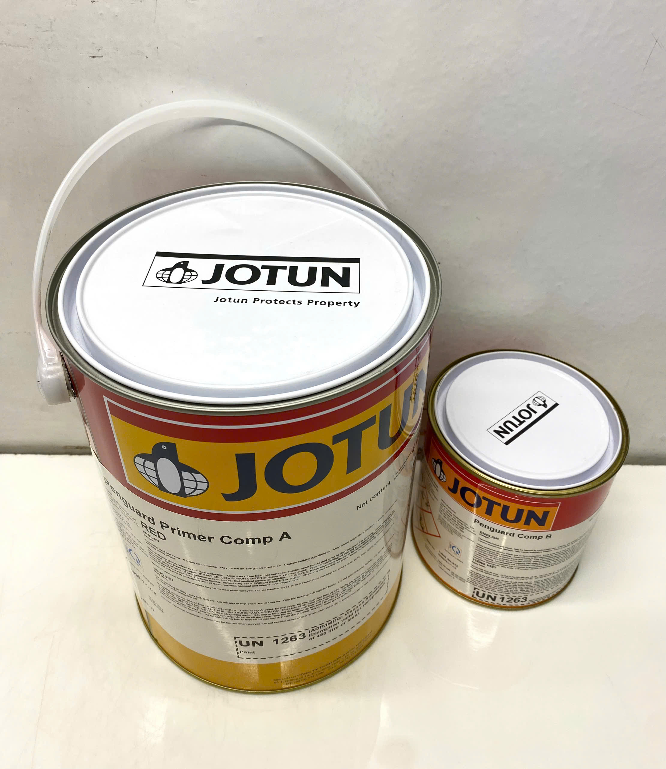 Sơn lót Epoxy Jotun Penguard Primer màu đỏ 5L/bộ