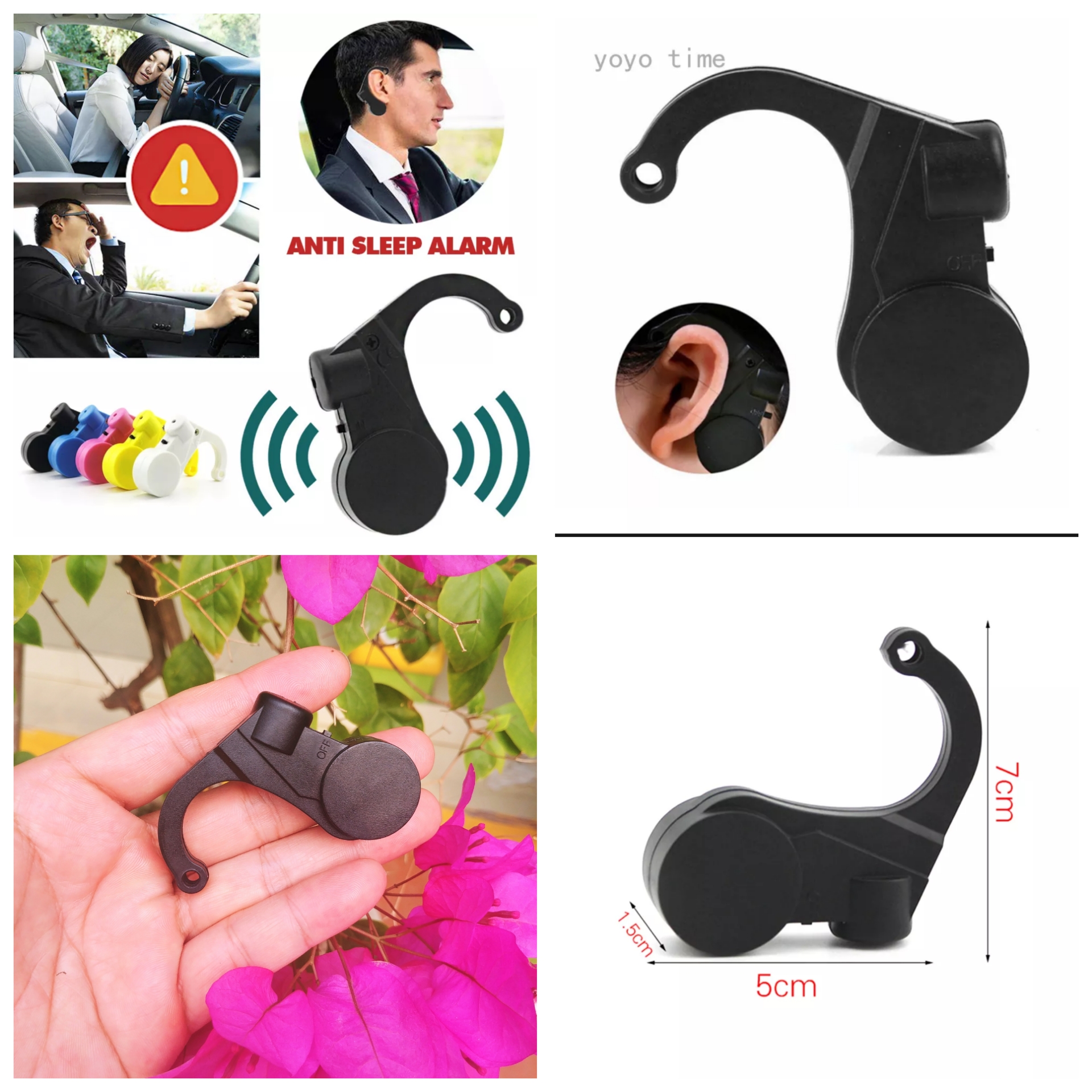 MÁY ĐEO TAI BÁO CHỐNG NGỦ GẬT TRÊN XE HƠI ÔTÔ LÀM BẢO VỆ NHÂN VIÊN VĂN PHÒNG V...V HÀNG LOẠI TỐT