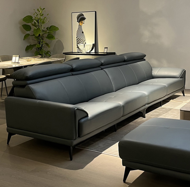 Sofa da đầu bật cao cấp Tundo HDCT-12