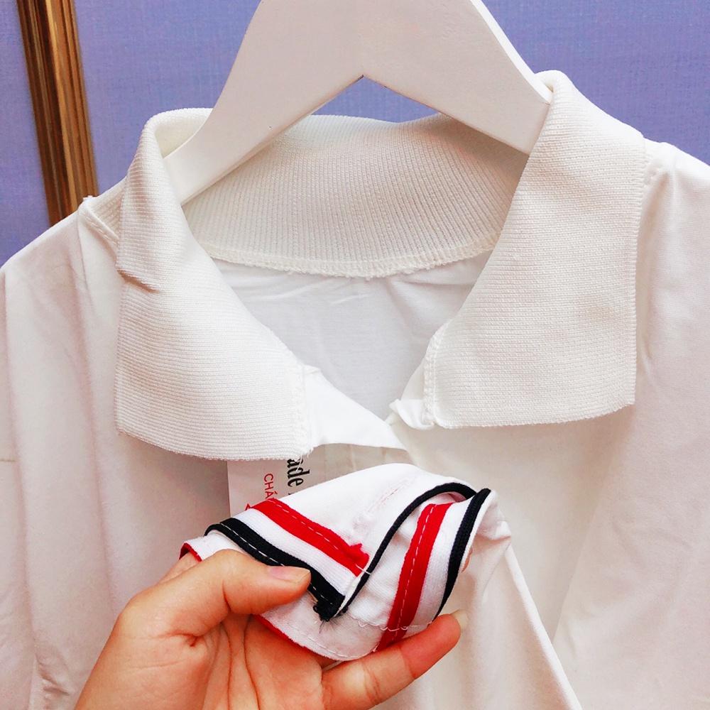 Áo phông nữ, áo polo cổ bẻ viền chéo