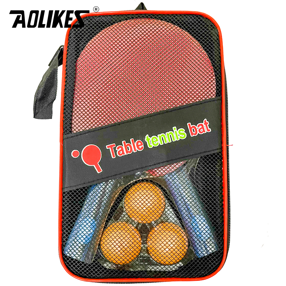 Bộ 2 vợt bóng bàn tặng kèm 3 bóng AOLIKES A-9845 table tennis bat