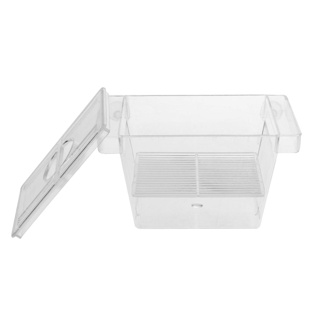 Fish Tank High Transparent Aquarium Tank Fish Incubator Isolation Box Small