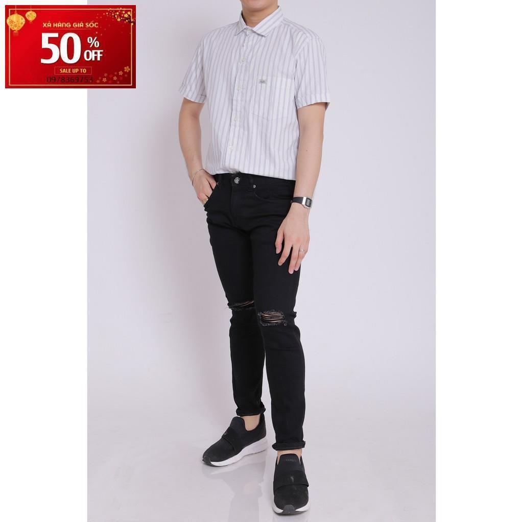 Áo sơ mi nam sọc màu ngắn tay boypro B011(nhiều màu)