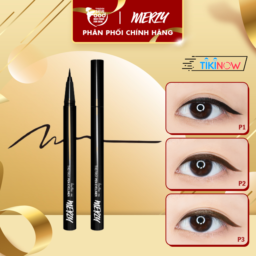 Bút kẻ mắt nước chống trôi cao cấp Hàn Quốc Merzy Another Me The First Pen Eyeliner