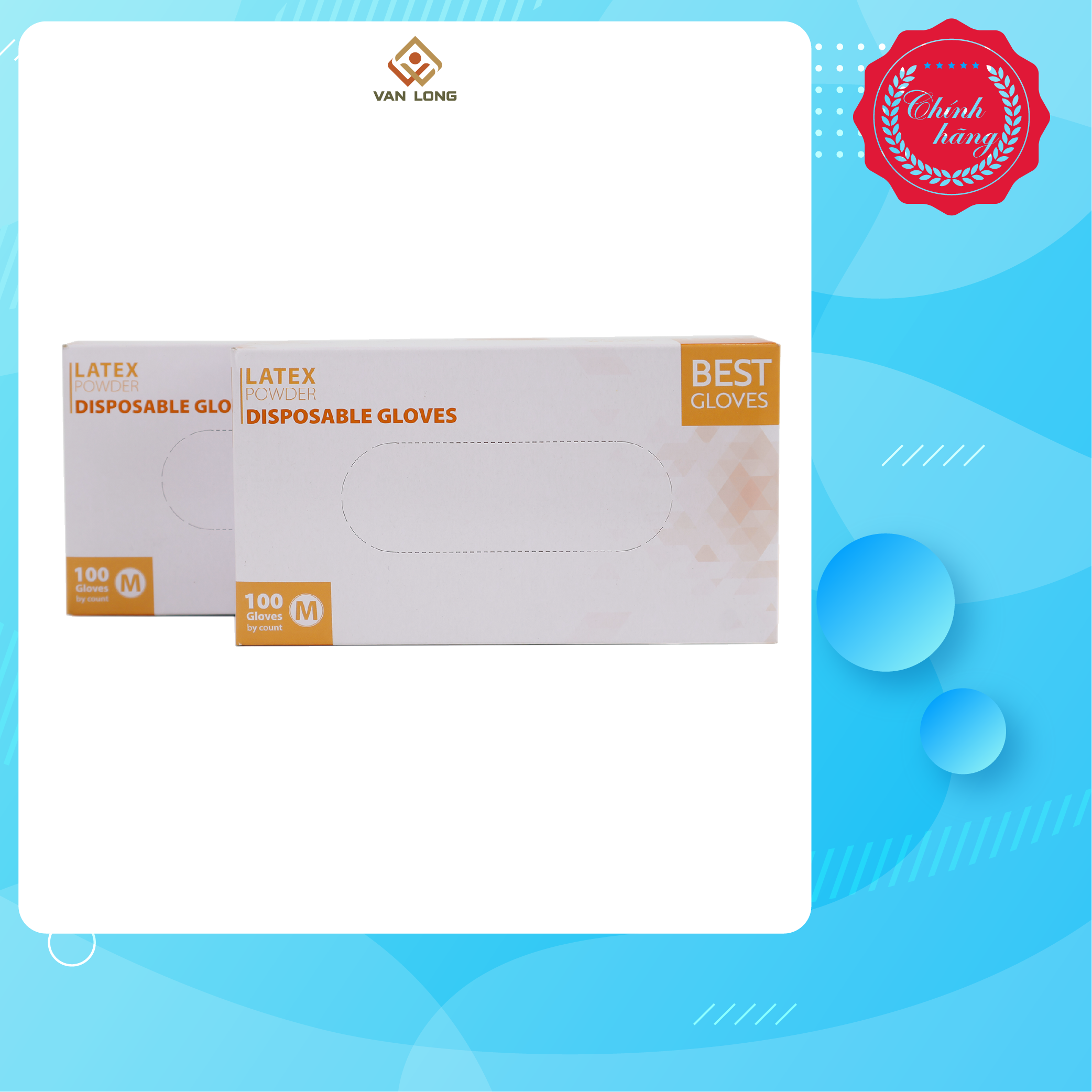 Găng tay y tế có bột Best Gloves (Găng tay thăm khám) hộp 100 chiếc