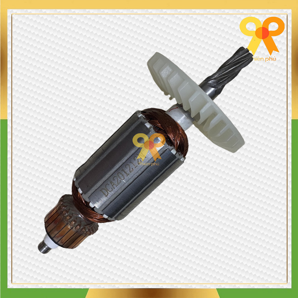 Rotor máy mài thẳng cho DCA ASS150 DSS150 Nhông 6 Răng sắc, Thân 41mm Dài 170mm