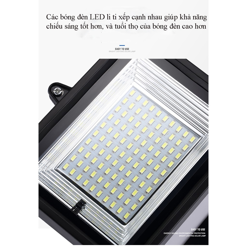 ĐÈN NĂNG LƯỢNG MẶT TRỜI 100W - 180W - 80W - 60W - 45W SOLAR LIGHT - ĐIỀU KHIỂN TỪ XA - PIN SẠC TRỌN DỜI - D1147