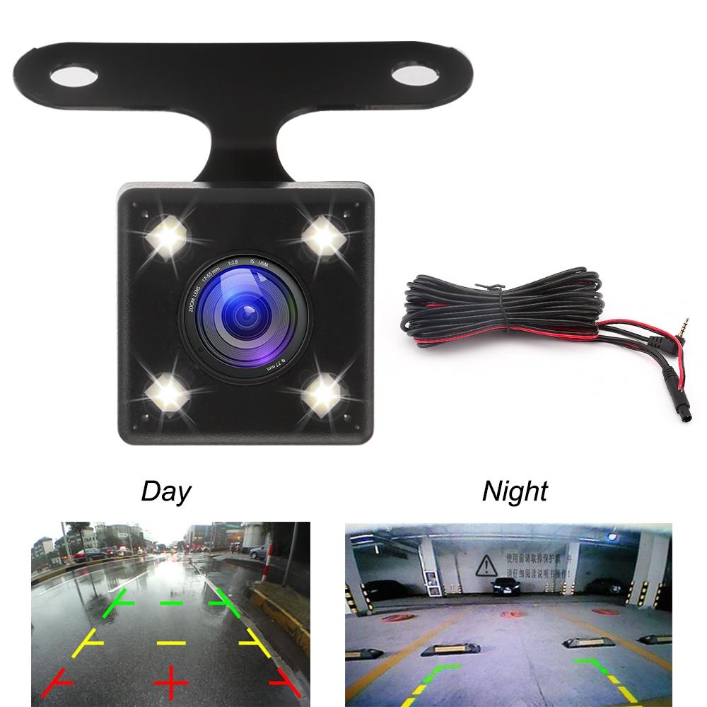 Camera Chiếu Hậu 4 Bóng Led HD 2.5mm Cho Xe Hơi