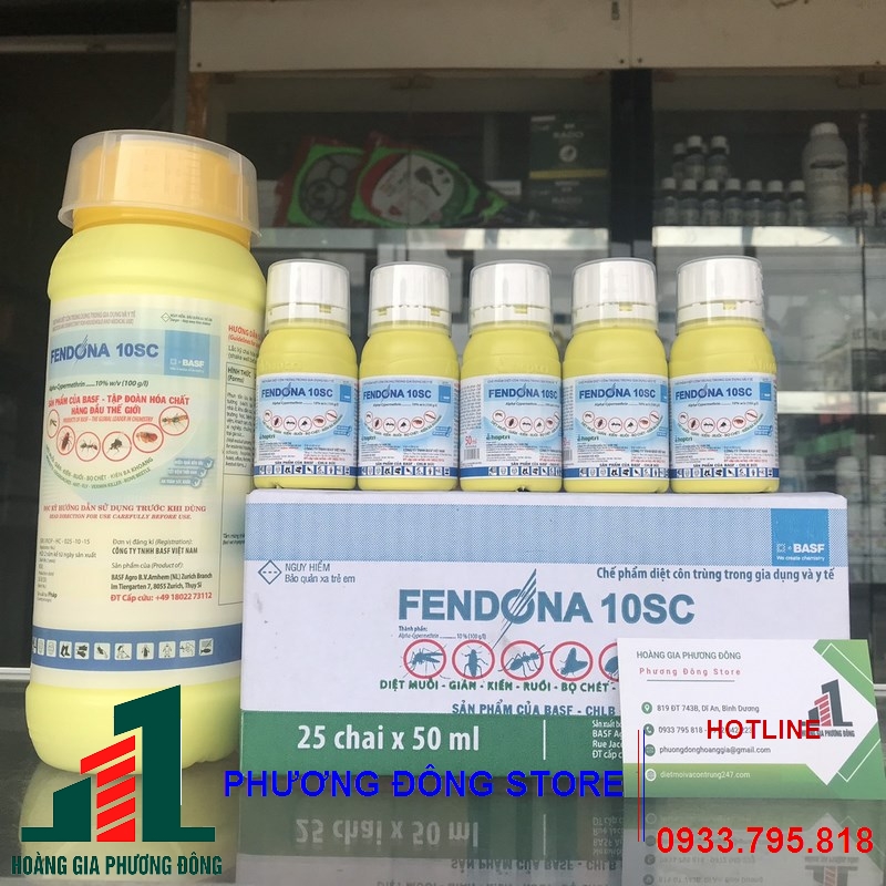 Thuốc diệt muỗi và côn trùng Fendona 10SC-5ml