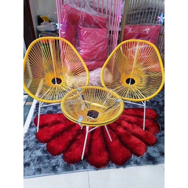 Bộ ghế ban công giả mây giá sỉ g5
