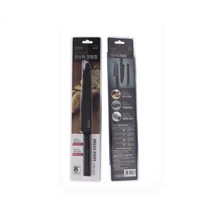 Dao Cắt Bánh Mì Lock&amp;Lock Bread Knife CKK313 - Hàng Chính Hãng Bằng Thép Không Gỉ, Lưỡi Răng Cưa, Kháng Nước- Hapos