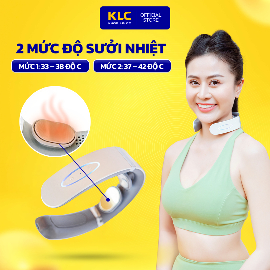 Máy massage cổ KLC K688, Chăm sóc điều trị chấn thương, giảm căng thẳng mãn tính, xua tan đau mỏi hiệu quả