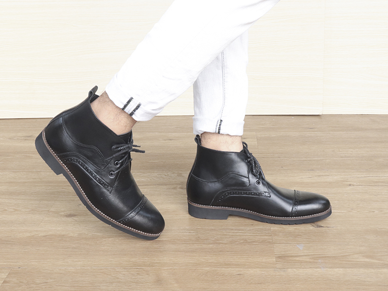 GIÀY TĂNG CHIỀU CAO GIÀY CAO DÀNH CHO NAM GIỚI T&TRA S1079 CAO CỔ - CAO 7CM GIÀY ĐỘN NAM CAO VƯỢT TRỘI