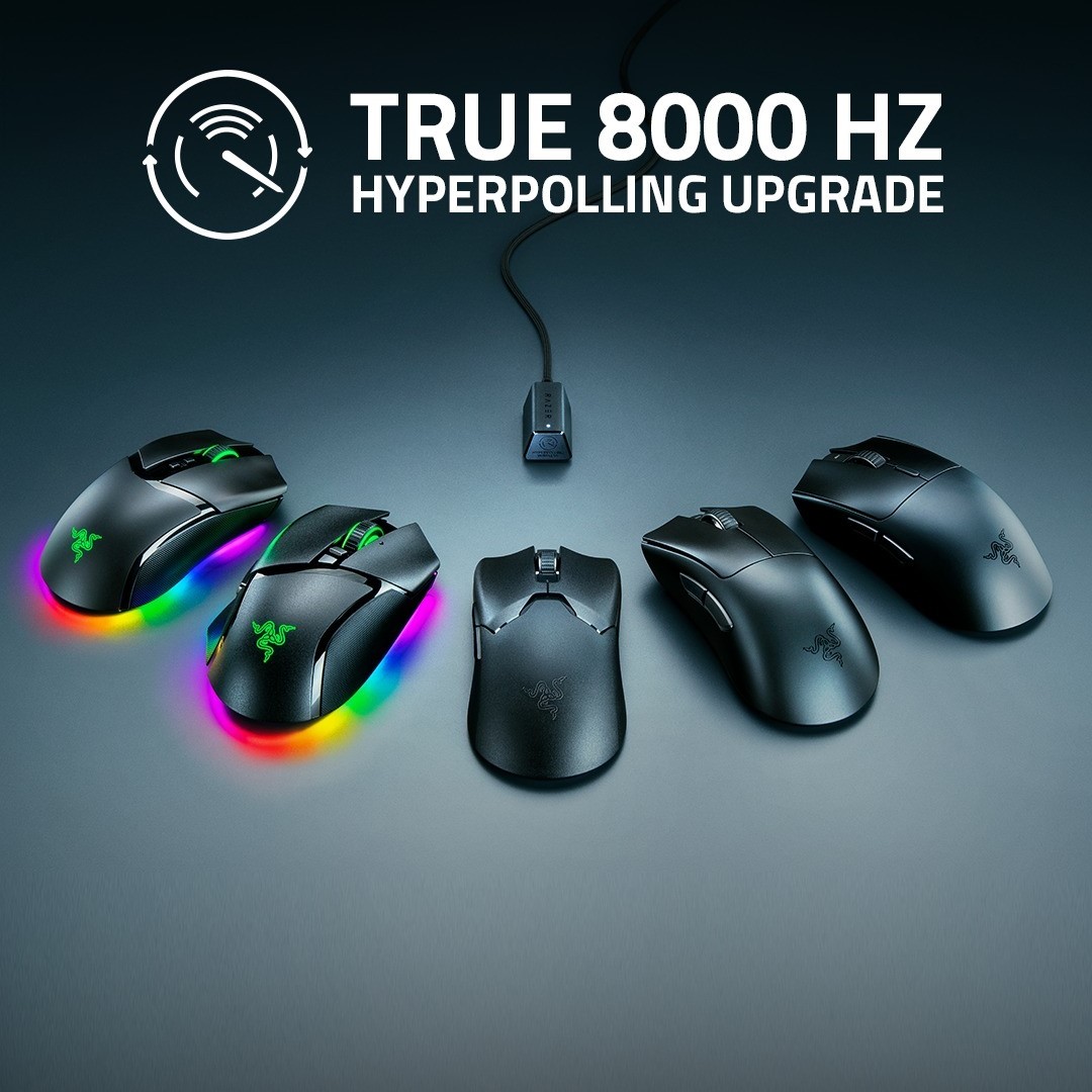 [Mới, hàng chính hãng] Thiết bị kết nối không dây cho chuột Razer - HyperPolling Wireless Dongle - True 8000 Hz Wireless Dongle