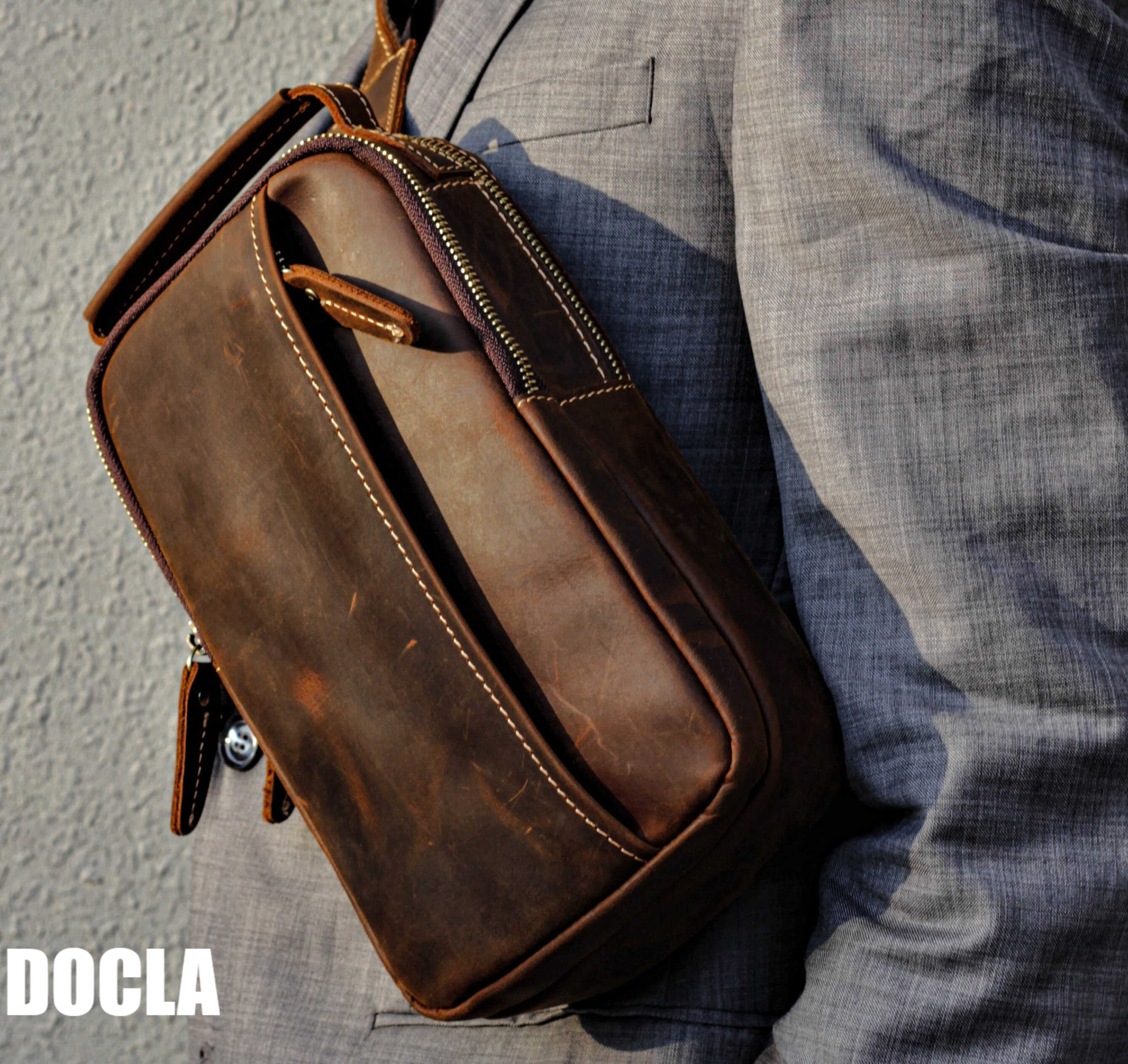 Túi Da Cặp Da Bò Thật Nam Cao Cấp C18