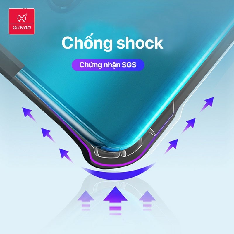 Ốp lưng chống sốc cao cấp Xundd cho các dòng iPhone 7 Plus / 8 Plus - X/XS - XR - XS Max - 11 - 11 Pro - 11 Pro Max Trong suốt - Hàng nhập khẩu