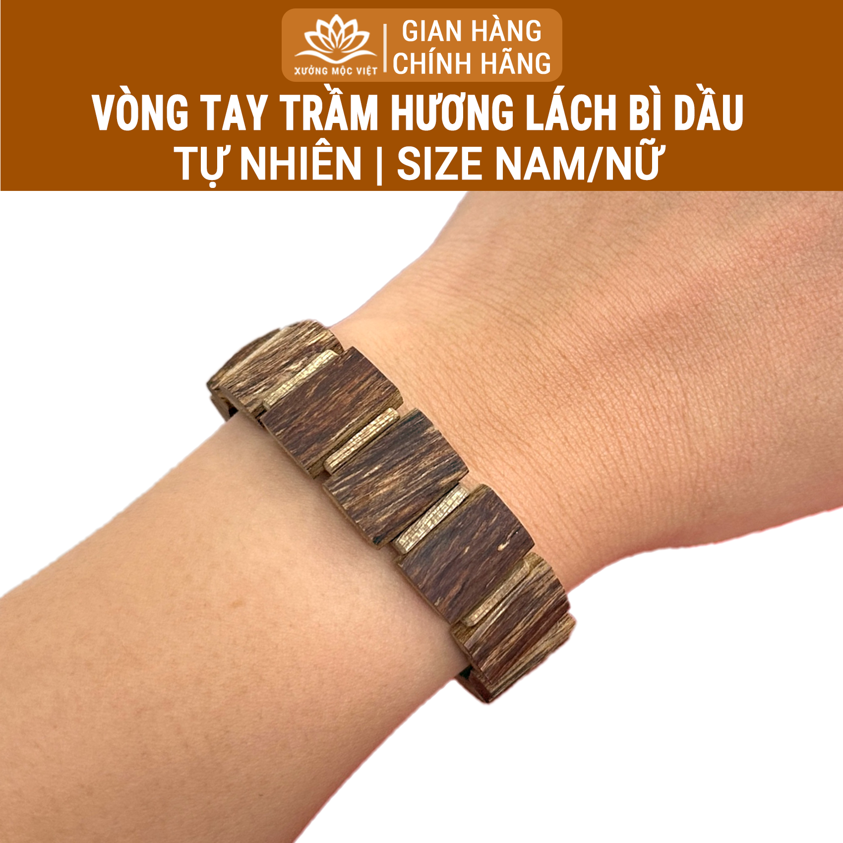 Lách đeo tay bì dầu trầm hương tự nhiên vòng tay nam nữ phong thuỷ may mắn bình an - Xưởng Mộc Việt