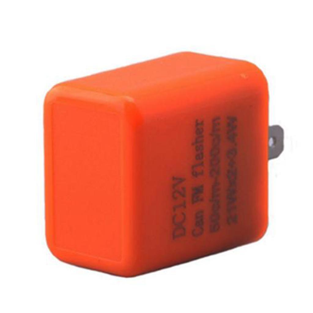 10x 2 Pin 12V Universal Motorcycle Electronic  Flasher For Motorcycle