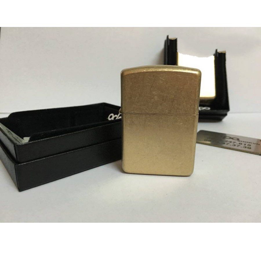 Bật lửa Zippo 28496 –Bật lửa Zippo Armor Tumbled Brass