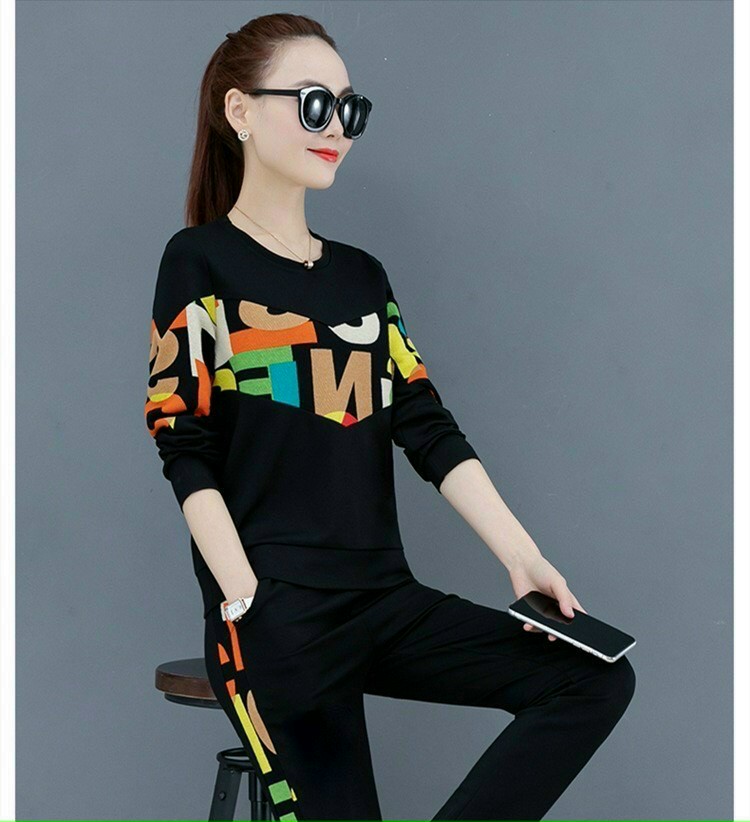 BỘ THUN DÀI TAY PHỐI HỌA TIẾT 3D TT205