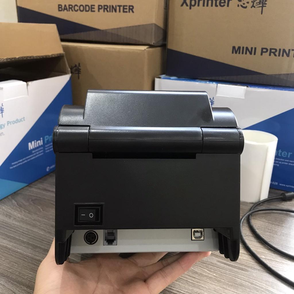 Máy in mã vạch,máy in đơn hàng, máy in nhiệt  Xprinter XP-350B -(cổng USB-Tốc độ in 152mm/s) - Hàng chính hãng