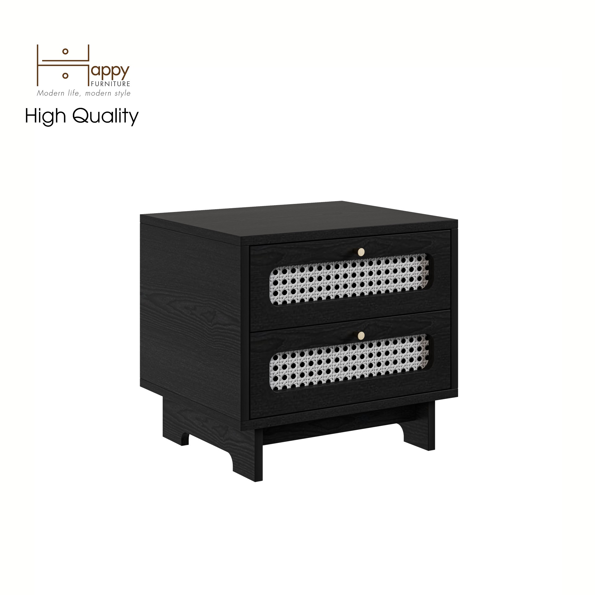 [Happy Home Furniture] MEYDAN, Táp đầu giường 2 ngăn , 48cm x 40cm x 44cm ( DxRxC), THK_076