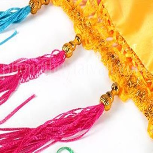 Rèm treo trang trí Phật giáo có ren