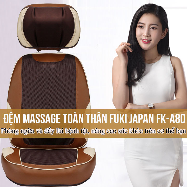 Đệm massage toàn thân FUKI JAPAN FK-A80 (Thế hệ mới)