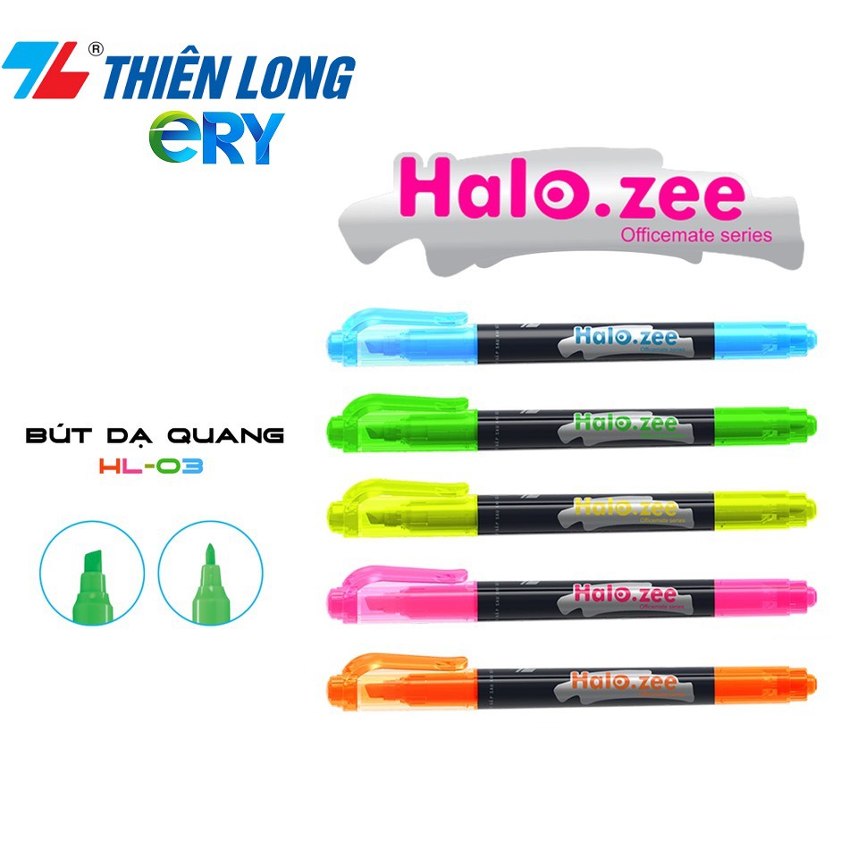 Sét 5 cây bút dạ quang HL-03 như hình đăng