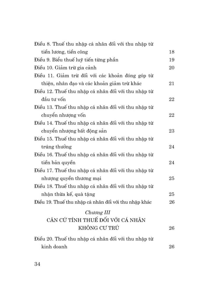 Luật Thuế thu nhập cá nhân năm 2025