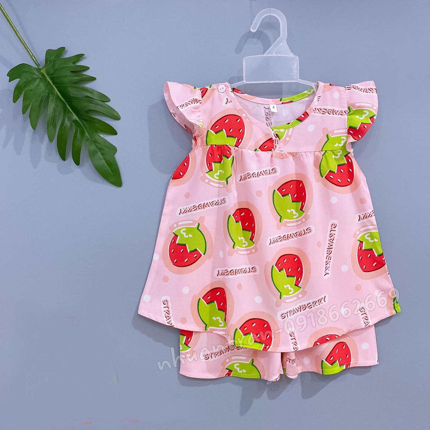 Bộ bé gái , vải lanh loại 1 size cho bé 5-20 kg