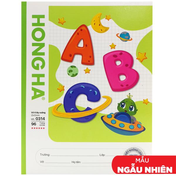 Tập Học Sinh Class ABC 4 Ô Ly Vuông 96 Trang 100gsm - Hồng Hà 0314 (Mẫu Sản Phẩm Giao Ngẫu Nhiên)