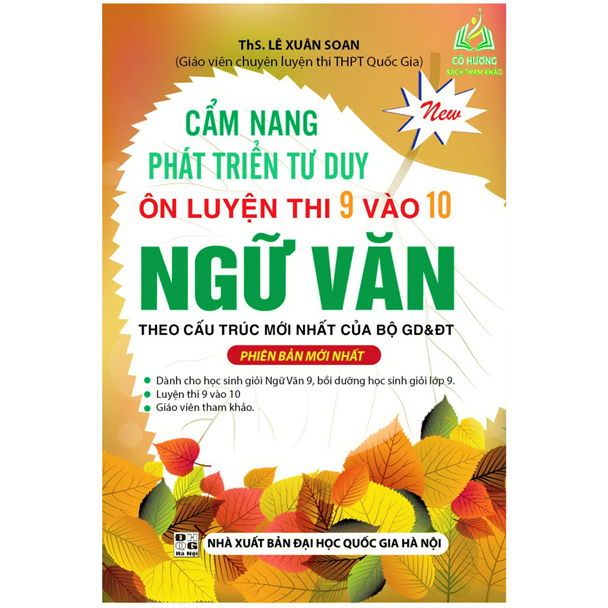 Sách - Cẩm Nang Phát Triển Tư Duy Ôn Luyện Thi 9 Vào 10 Ngữ Văn