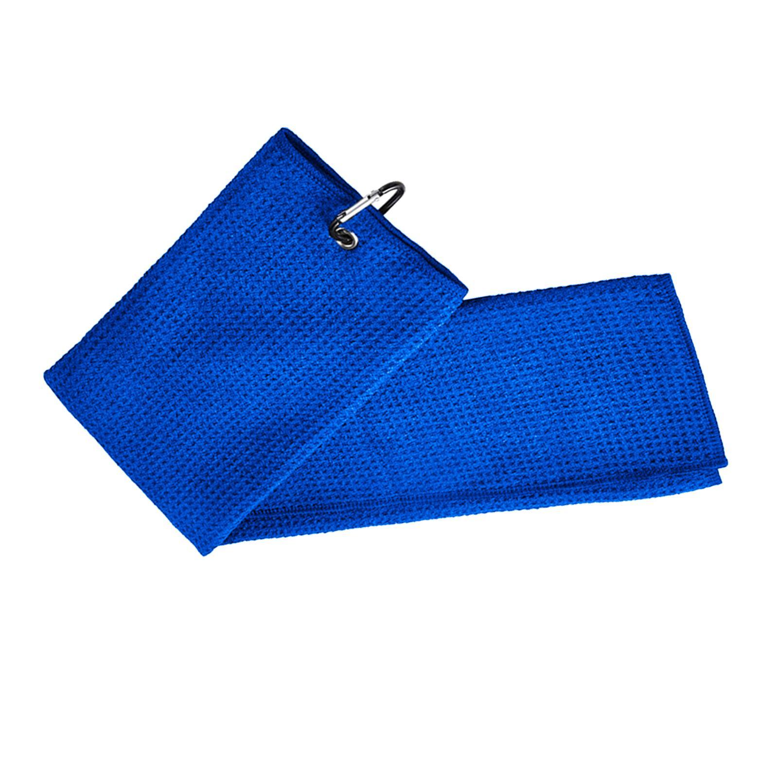 Golf Towel with Clip for Men & Women, Microfiber Waffle Pattern Golf Ball Towel, Super Absorbent and Quick Dry