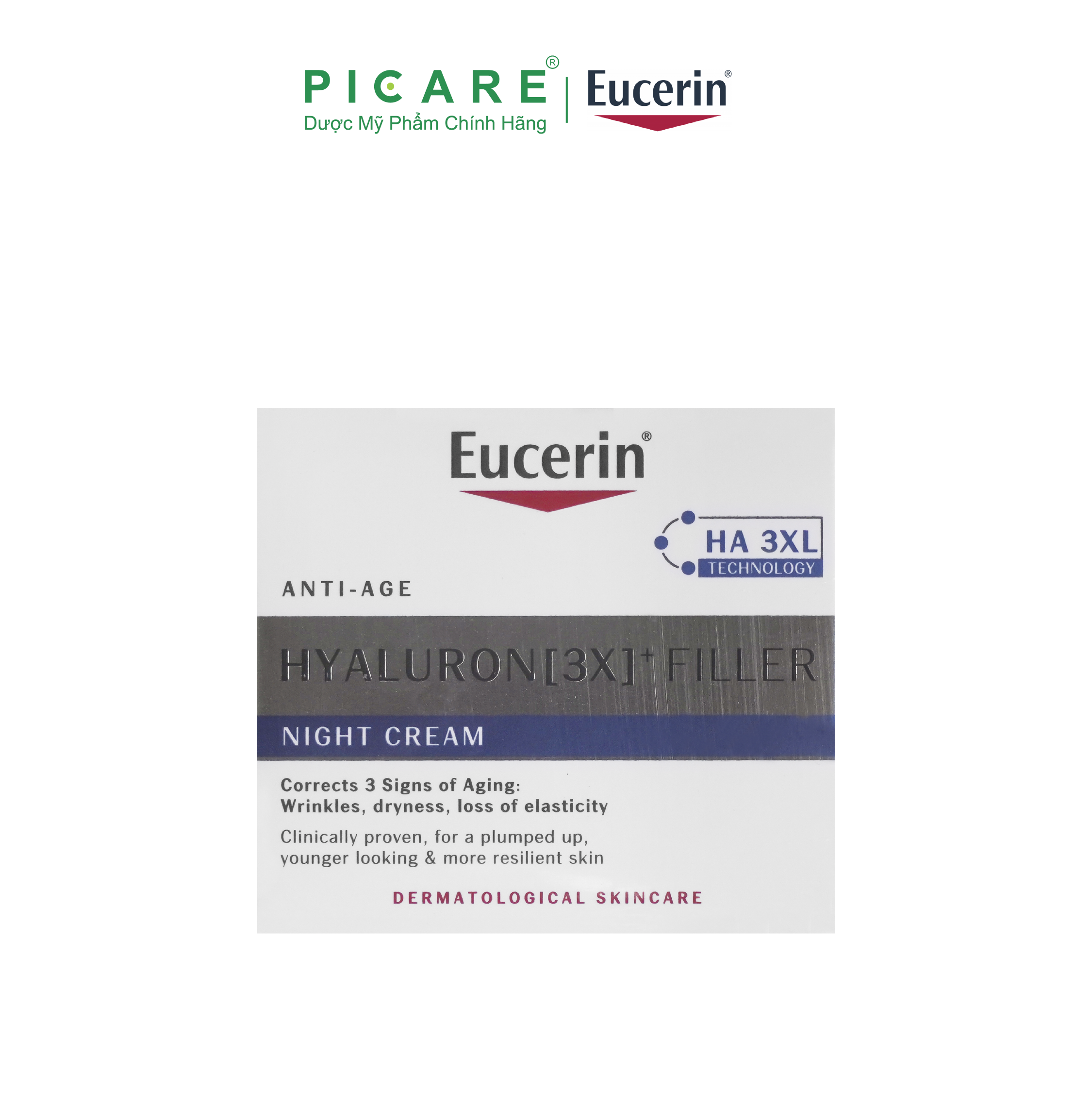 Kem dưỡng đêm giảm nếp nhăn Eucerin Hyaluron+ Filler Night Cream 50ml