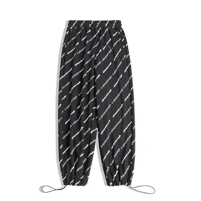 ✎Quần jogger chữ chéo KA Closet chất nỉ ngoại hàng dầy nặng tay, có chốt gấu điều chỉnh, from ống rộng