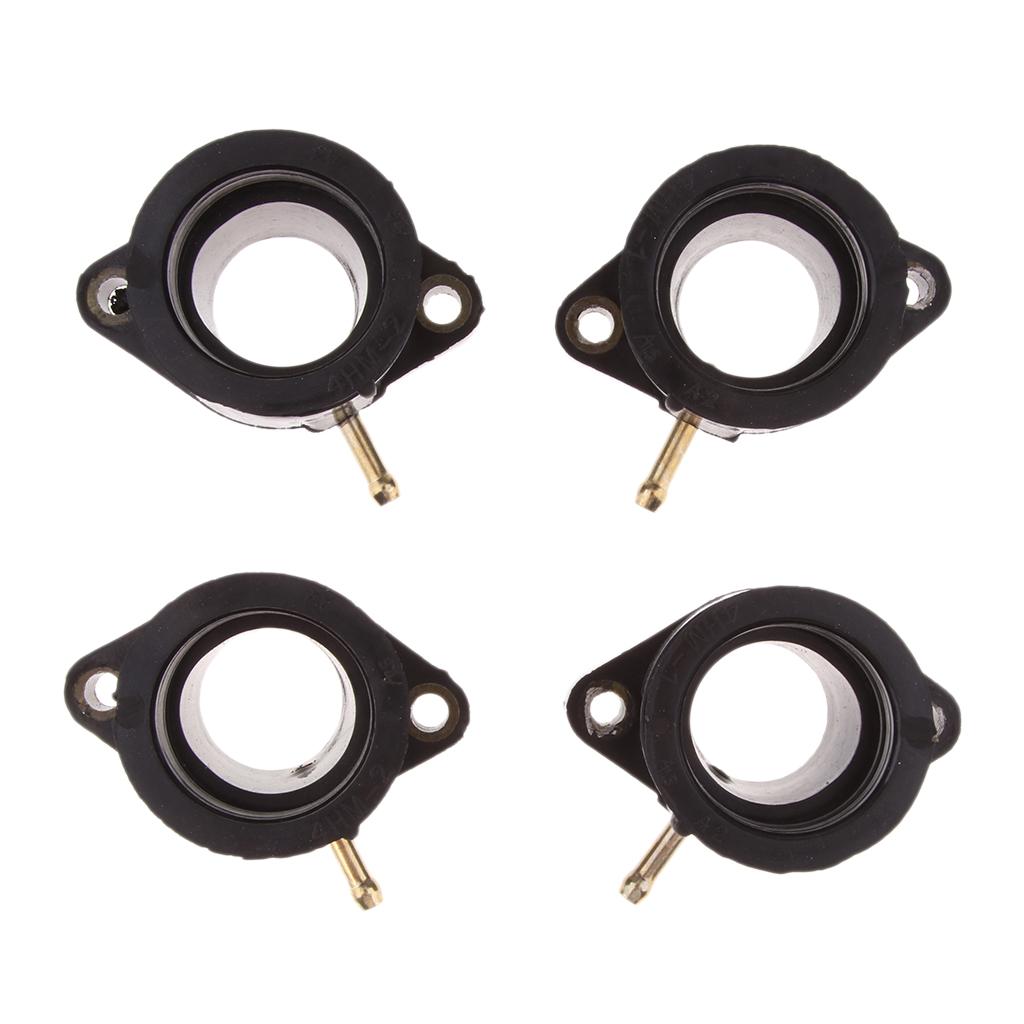 4x Intake Carburetor Adapter Interface Insulator Glue for Yamaha XJR400