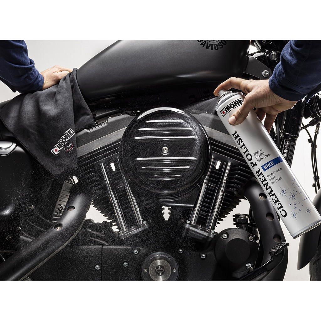 Chai Xịt Làm Bóng, Mờ Vết Xước Vỏ Xe Nhựa, Kim Loại, Sơn Ipone Cleaner Polish - Hàng Chính Hãng