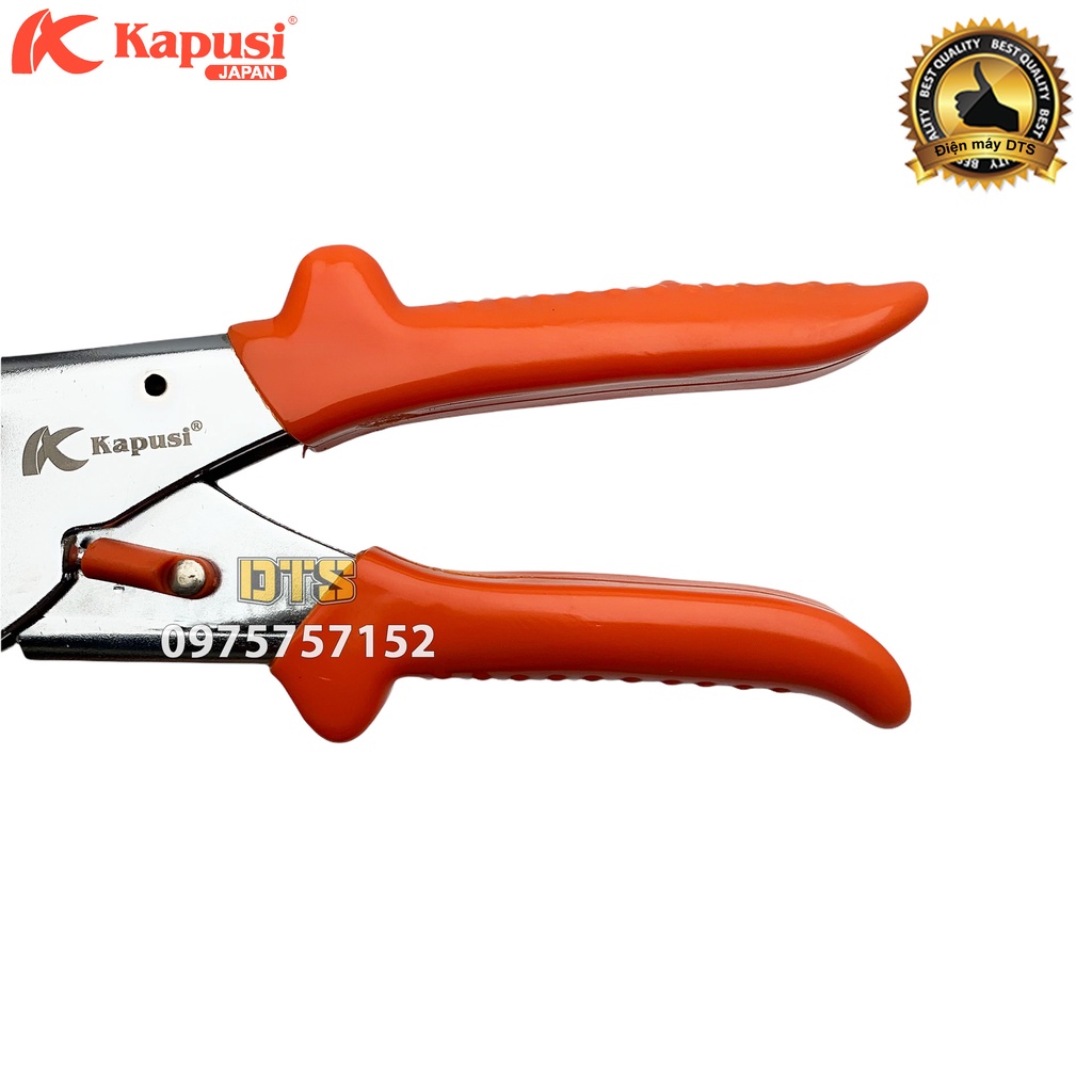 Kéo cắt cành cộng lực Nhật Kapusi JAPAN 8 inch/ 200mm, đa năng cắt cành to thép SK5 siêu sắc, độ bền vượt trội