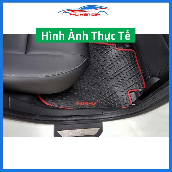 Lót sàn ô tô cao su HRV, HR-V 2018-2019-2020-2021-2022 không mùi chống trơn trượt