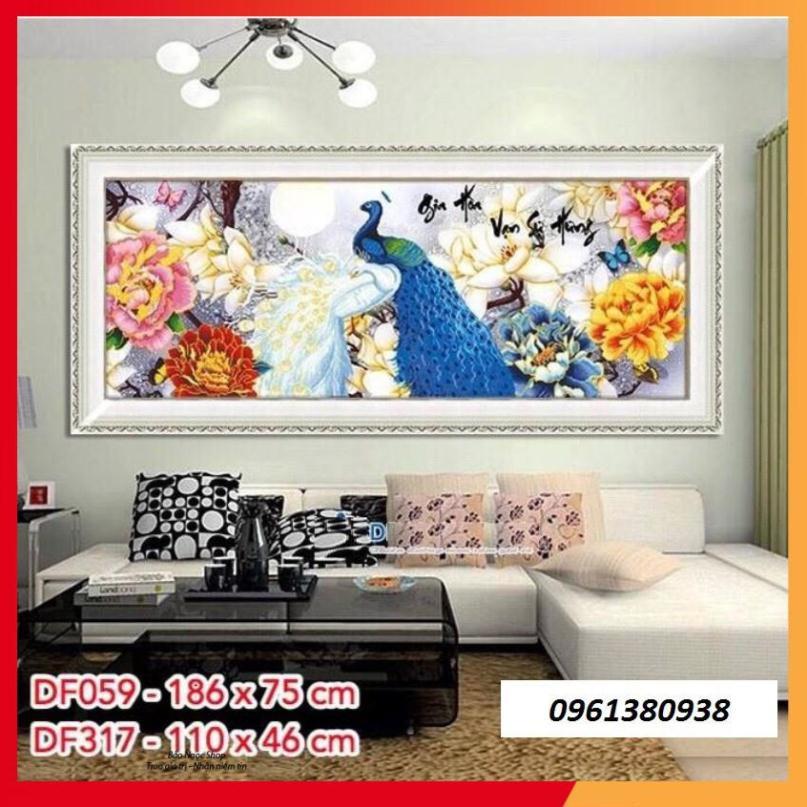 Tranh Đính Đá CÔNG GIA HÒA VẠN SỰ HƯNG