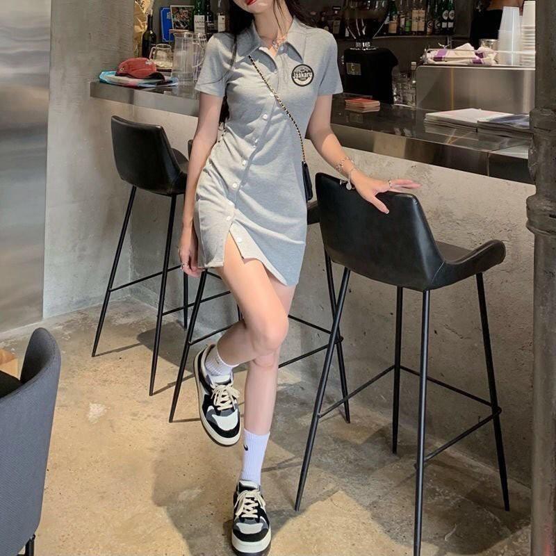 Đầm Polo body vạt chéo bigsize 100% Cotton