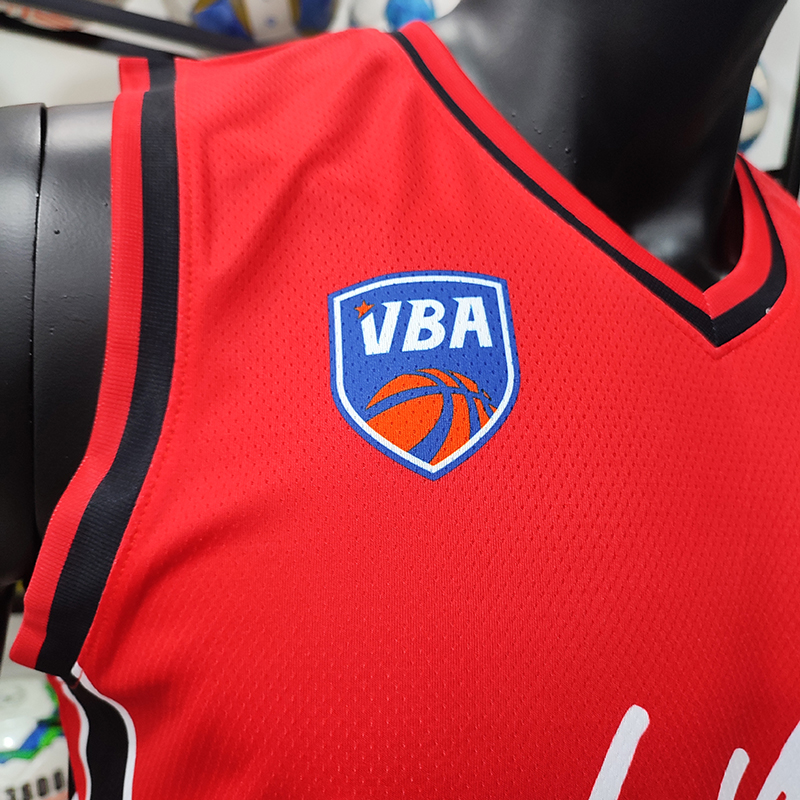 Áo bóng rổ Thang Long Warriors màu Đỏ - VBA 2022