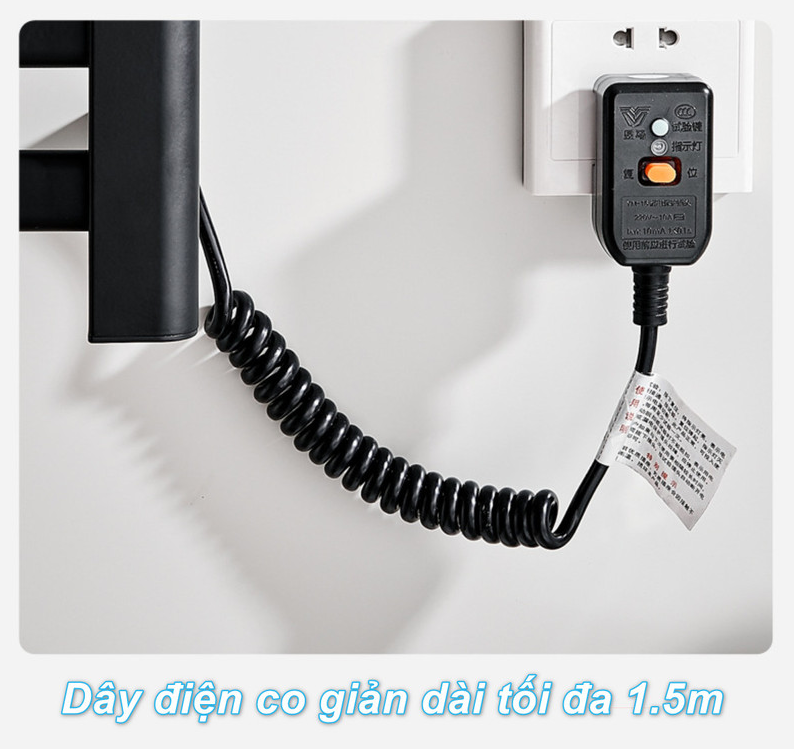 Giá Treo Quần Áo Sưới Điện Thép Không Gỉ Tiệt Trùng Thông Minh 180W 220V